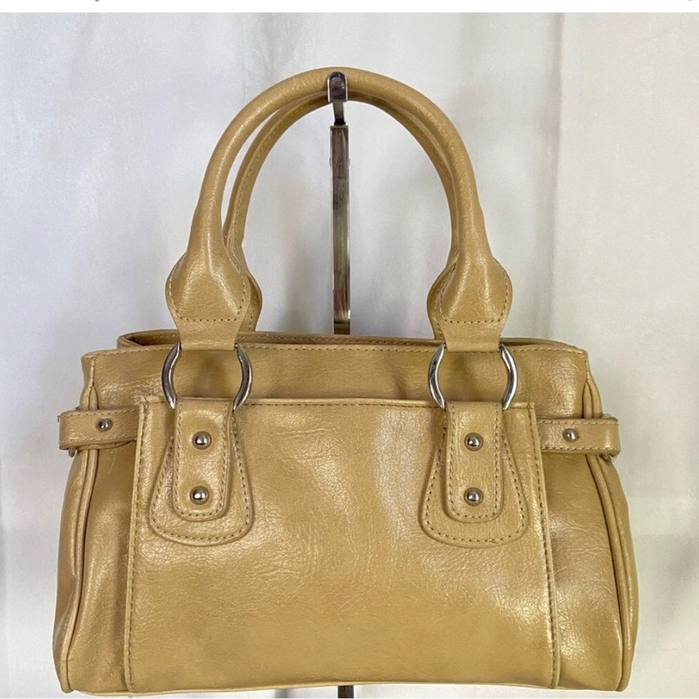 St. John's Bay Vintage Small Tan Handbag Satchel